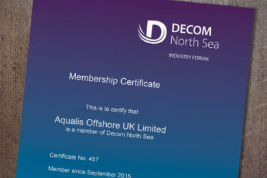 AqualisBraemar signs up to Decom North Sea