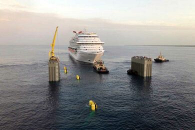 Carnival Vista docking and repair