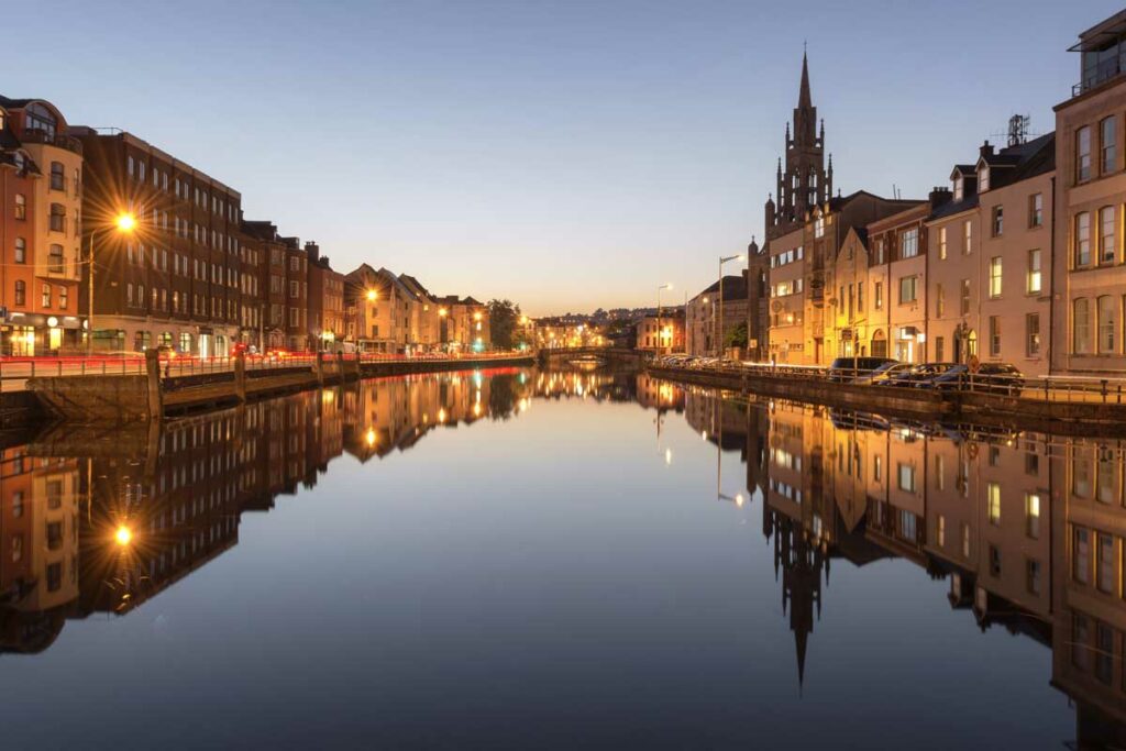 River Lee in Cork, Ireland