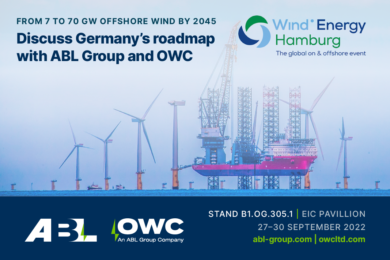 Discuss Germany’s roadmap with ABL Group and OWC at Wind Energy Hamburg 2022