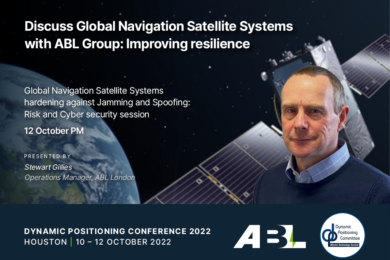 Discuss Global Navigation Satellite Systems with ABL Group at the Marine Technology Society Dynamic Positioning Conference 2022.