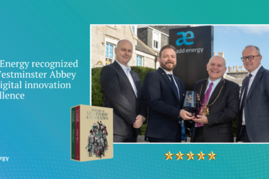 Add Energy recognized by Westminster Abbey for digital innovation excellence