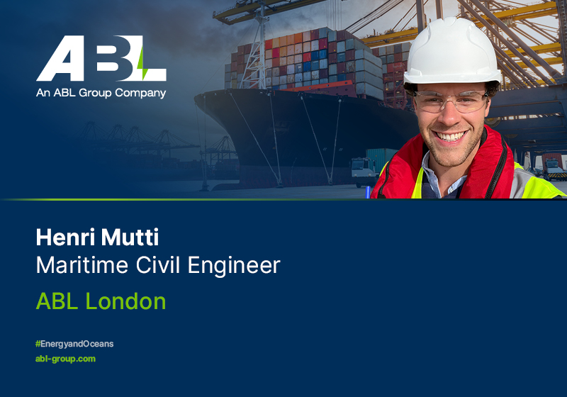 Meet Henri Mutti, Maritime Civil Engineer, ABL London