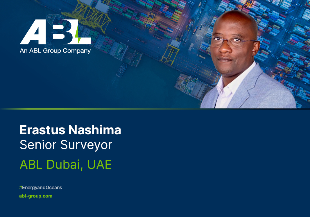 Meet Erastus Nashima, Senior Surveyor, ABL Dubai, UAE