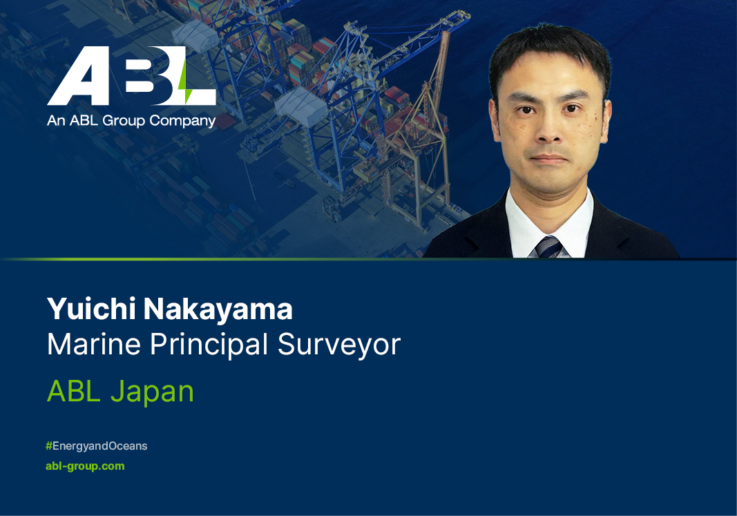 Meet Yuichi Nakayama, Marine Principal Surveyor
