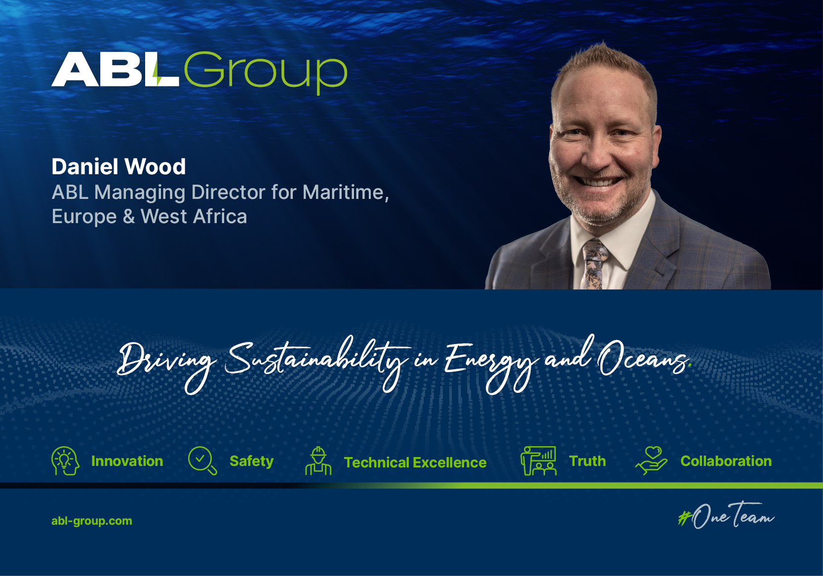 Daniel Wood Appointed ABL Managing Director for Maritime, Europe & West Africa 