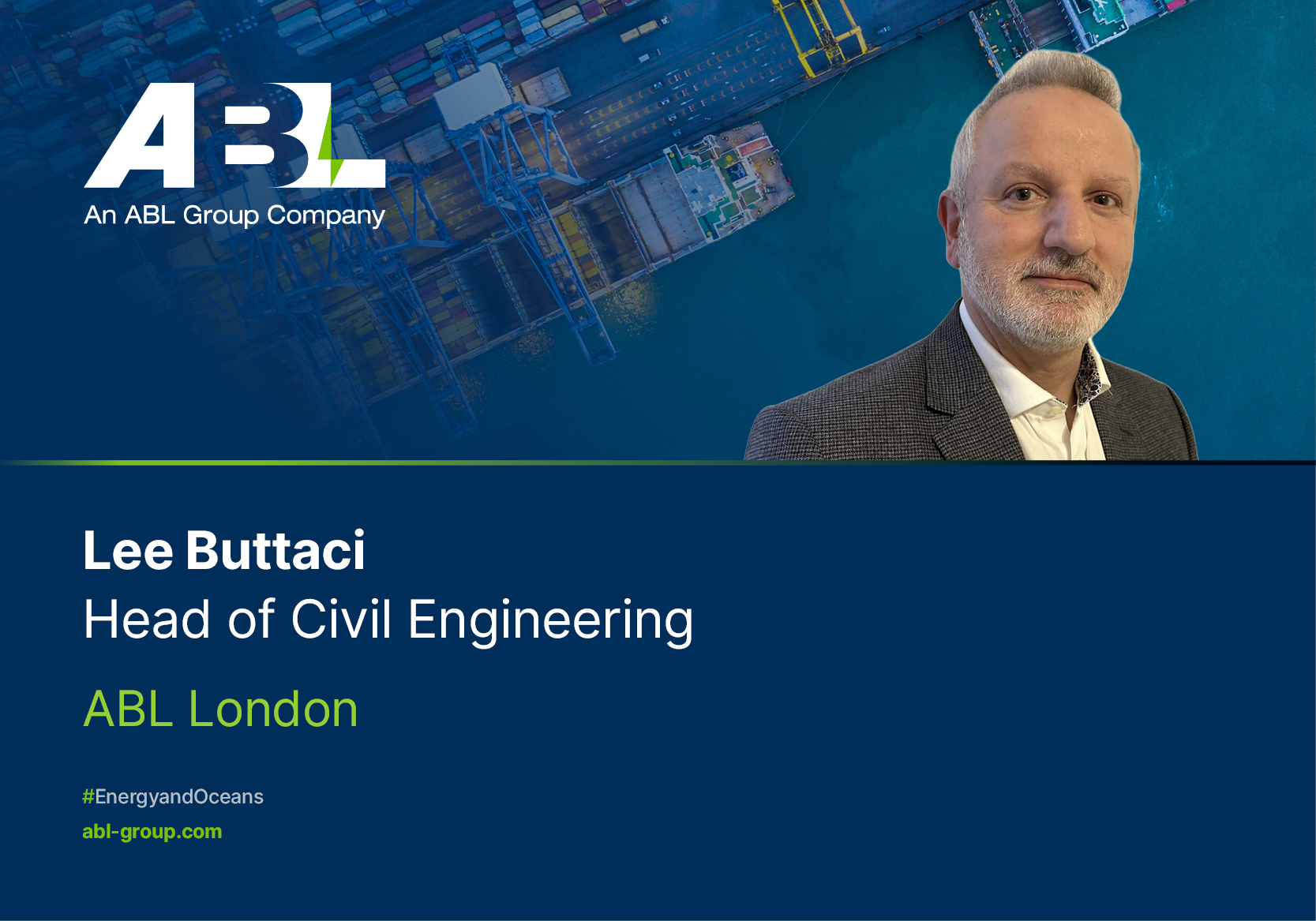 Meet Lee Buttaci, Head of Civil Engineering, ABL London