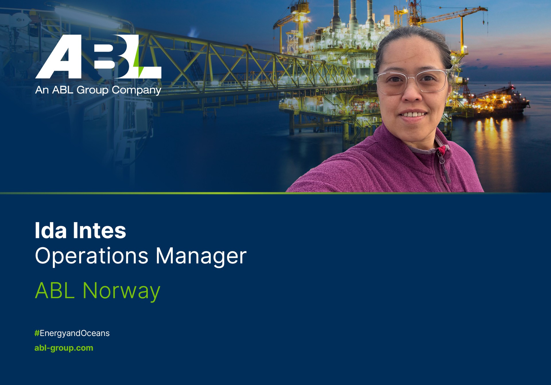 Meet Ida Intes, New Operations Manager for ABL Norway