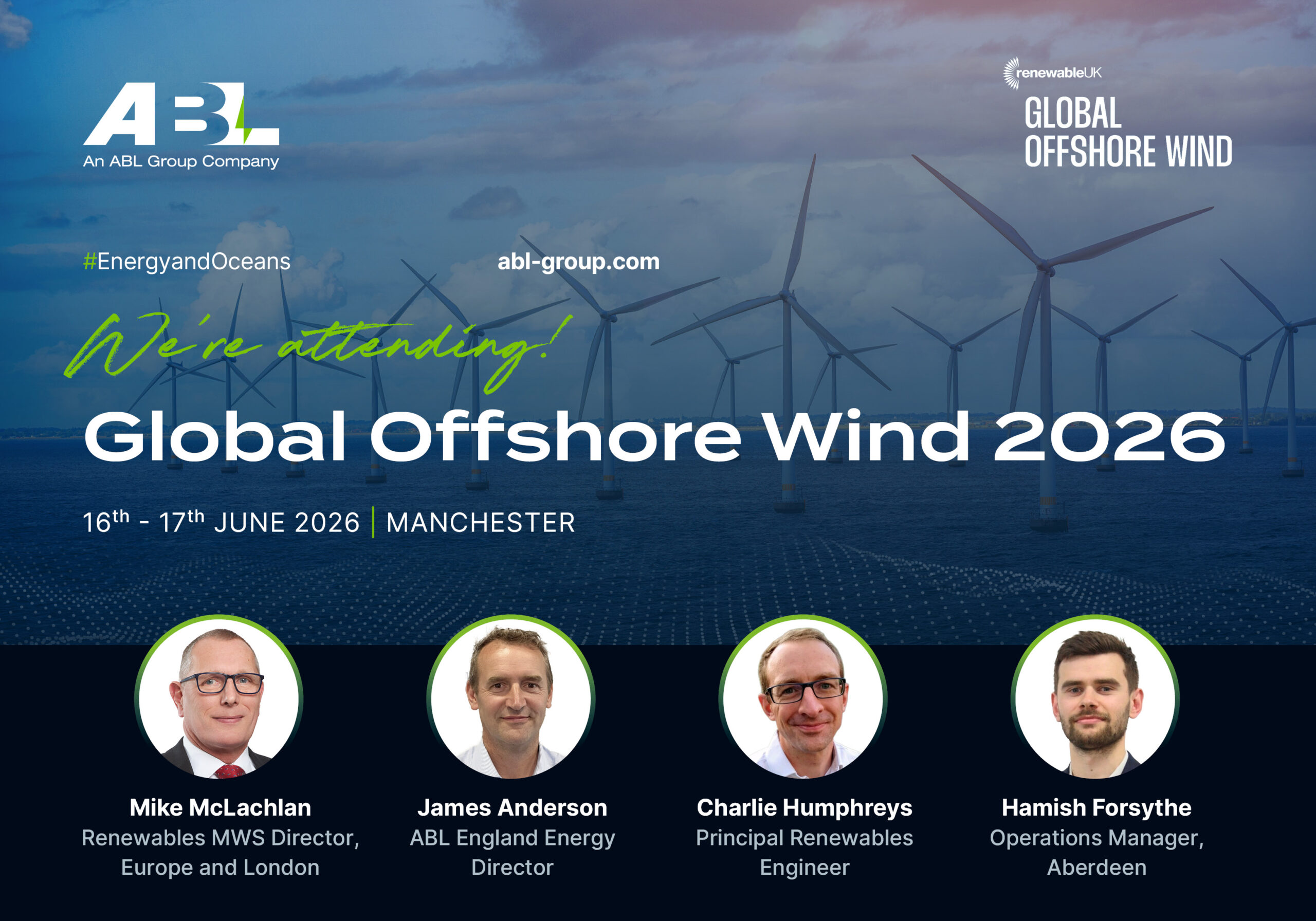 ABL at RenewableUK’s Global Offshore Wind 2026
