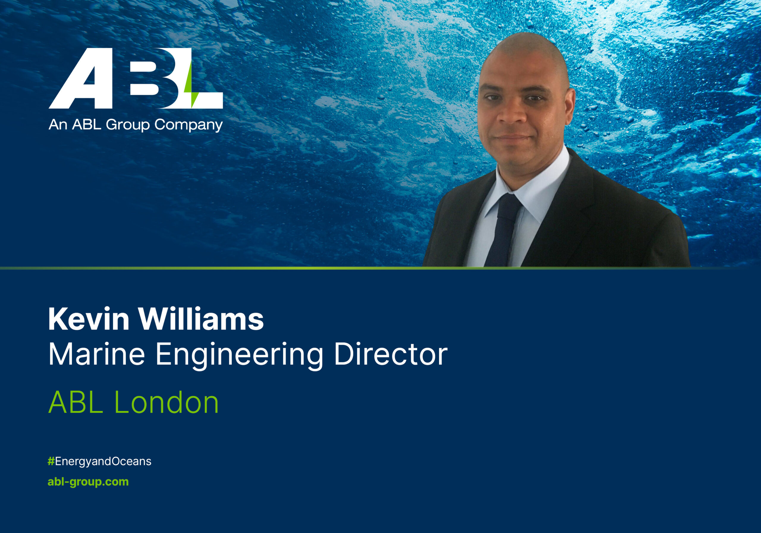 Meet Kevin Williams, Marine Engineering Director at ABL London