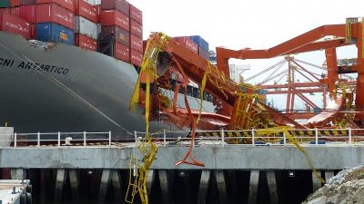 Ship-to-Shore Crane Casualties in Container Terminals