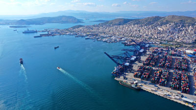 Shipyard in Piraeus