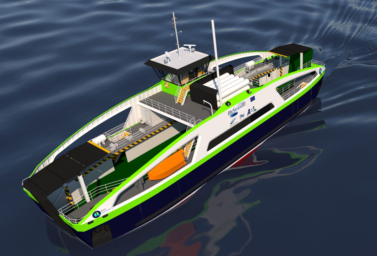 Hydrogen powered ferry