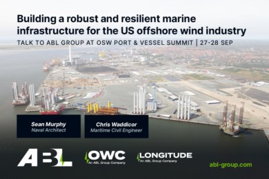 Talk to ABL Group about building resilient marine infrastructure, at OSW Port & Vessel Summit