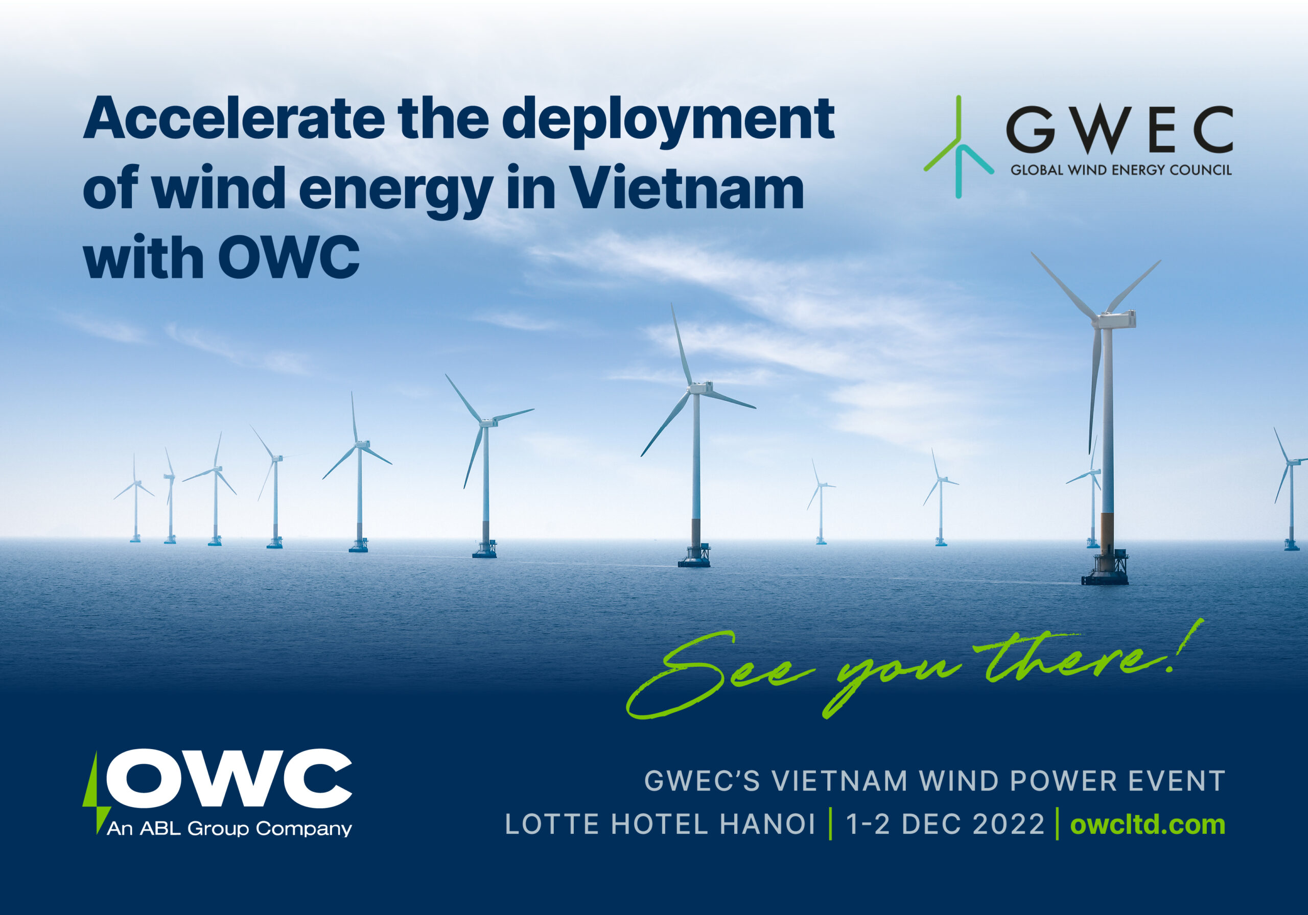 Join ABL and OWC at Vietnam Wind Power 2022