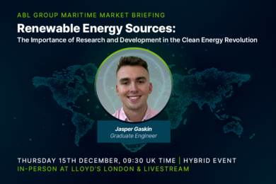 ABL Group December Maritime Market Briefing, on Renewable Energy Sources | A HYBRID Event