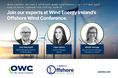 Discover OWC at Wind Energy Ireland’s Offshore Wind Conference