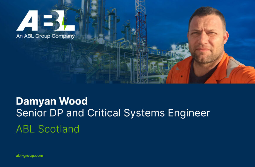 Meet Damyan Wood, Senior DP and Critical Systems Engineer | ABL Aberdeen