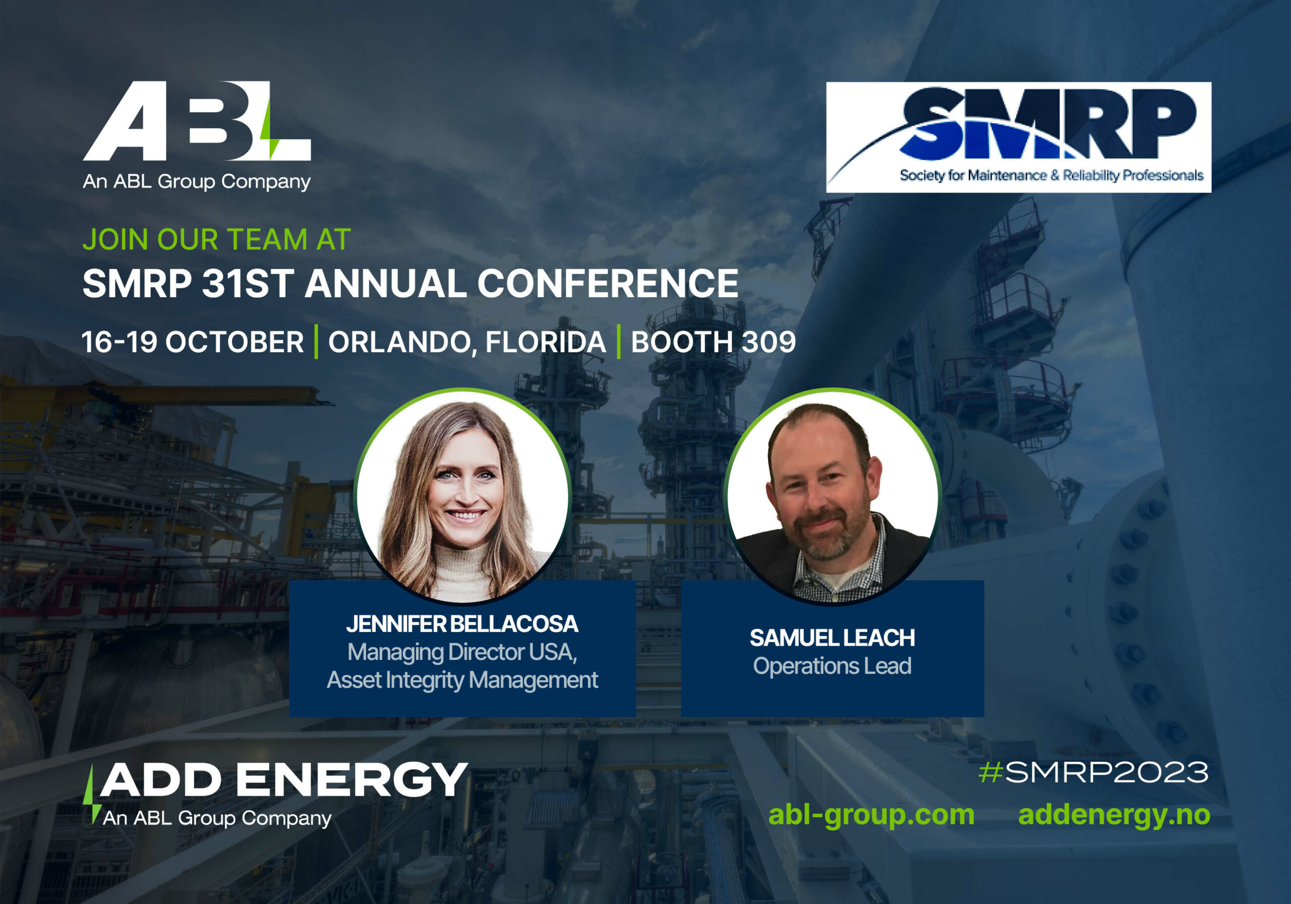 Join our Asset & Integrity Management at SMRP Annual Conference ABL Group