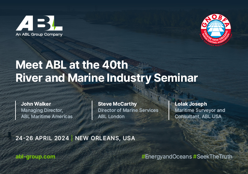 Meet ABL at the 40th River and Marine Industry Seminar by GNOBFA