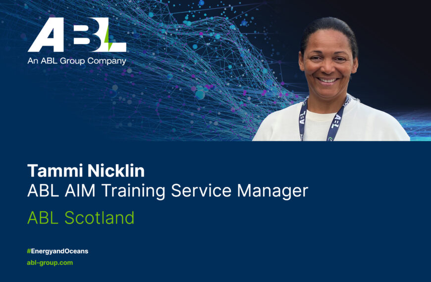 Meet Tammi Nicklin, ABL AIM Training Service Manager, ABL Scotland