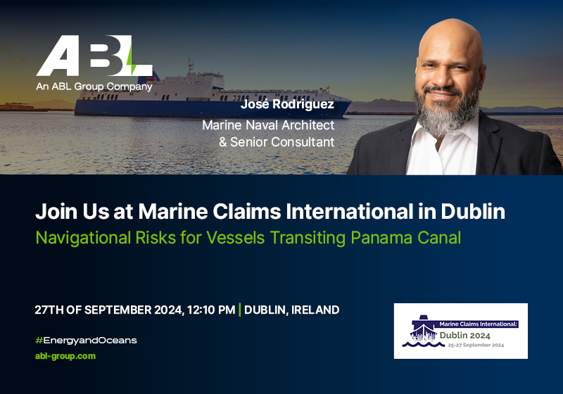 Join ABL at Marine Claims International Dublin 2024