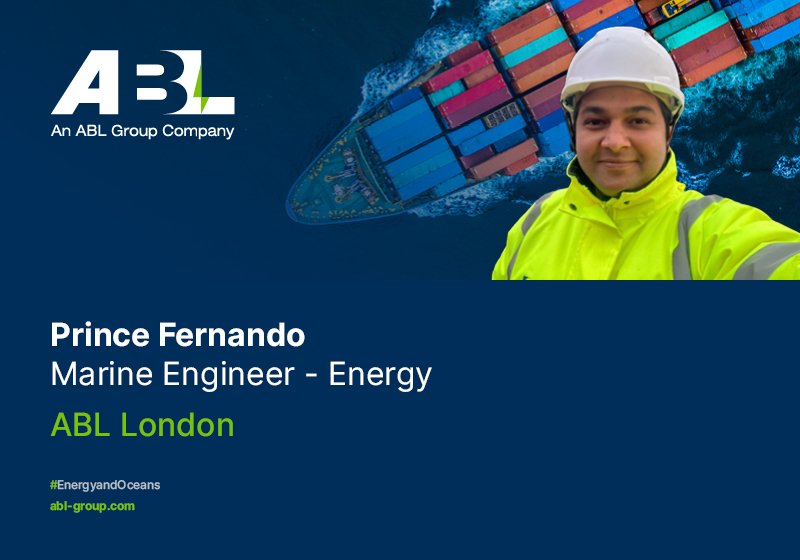 Meet Prince Fernando, Marine Engineer – Energy, ABL London