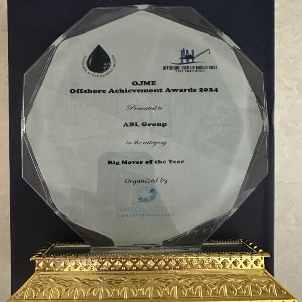 ABL wins Rig Mover of the Year award at OJME Achievement Awards 2024