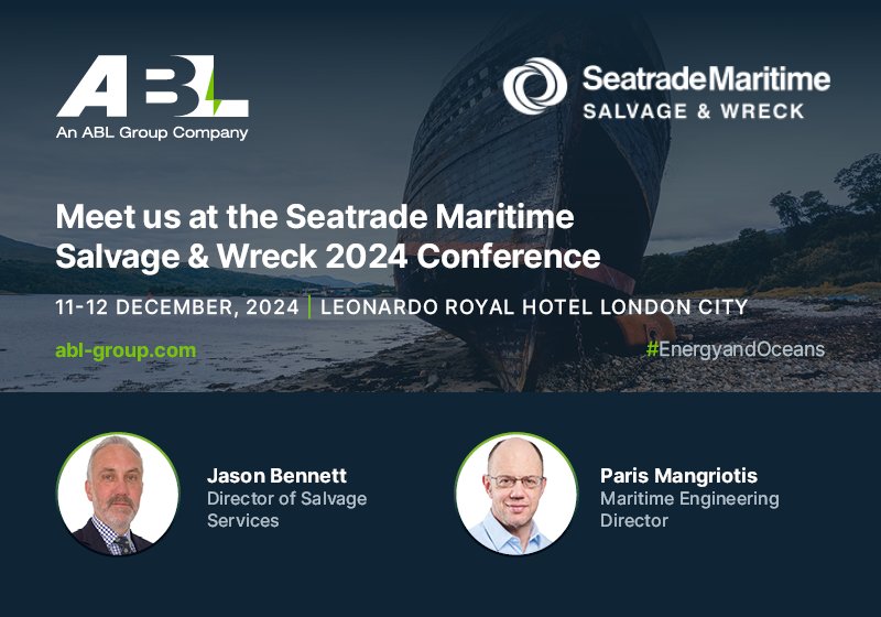 Meet ABL at the Seatrade Maritime Salvage & Wreck 2024 Conference